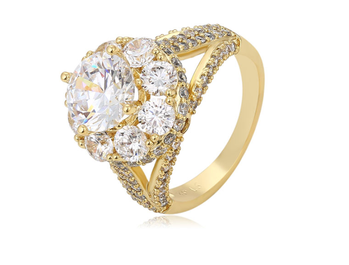 Bague Leila Plaqué Or